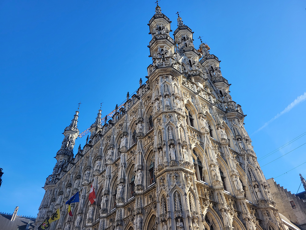Leuven Town Hall Gothic Architecture Walking Tour
