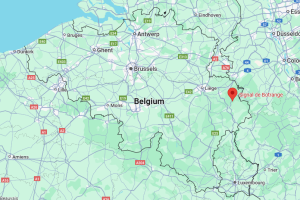 Belgium’s highest point, Signal de Botrange, is only 694 metres high.
